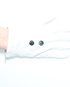 Chanel CC Stud Mother of Pearl Earrings, front view